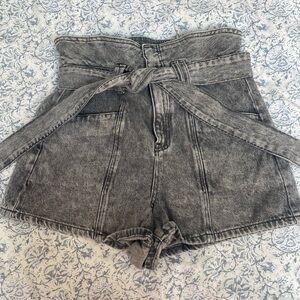 Blank NYC Paper Bag Waist Shorts with Belt- Size 29